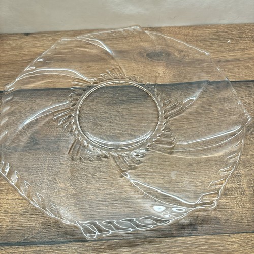 Große glas servierplatte - glas,